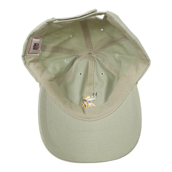 NFL Minnesota Vikings Football Adjustable Size Strapback Cap Baseball Hat Khaki - Picture 5 of 13